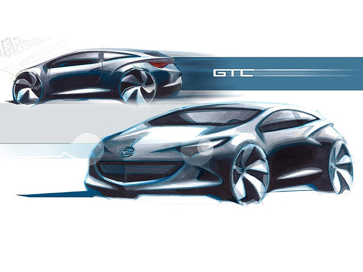 Automobile design，design sketch，