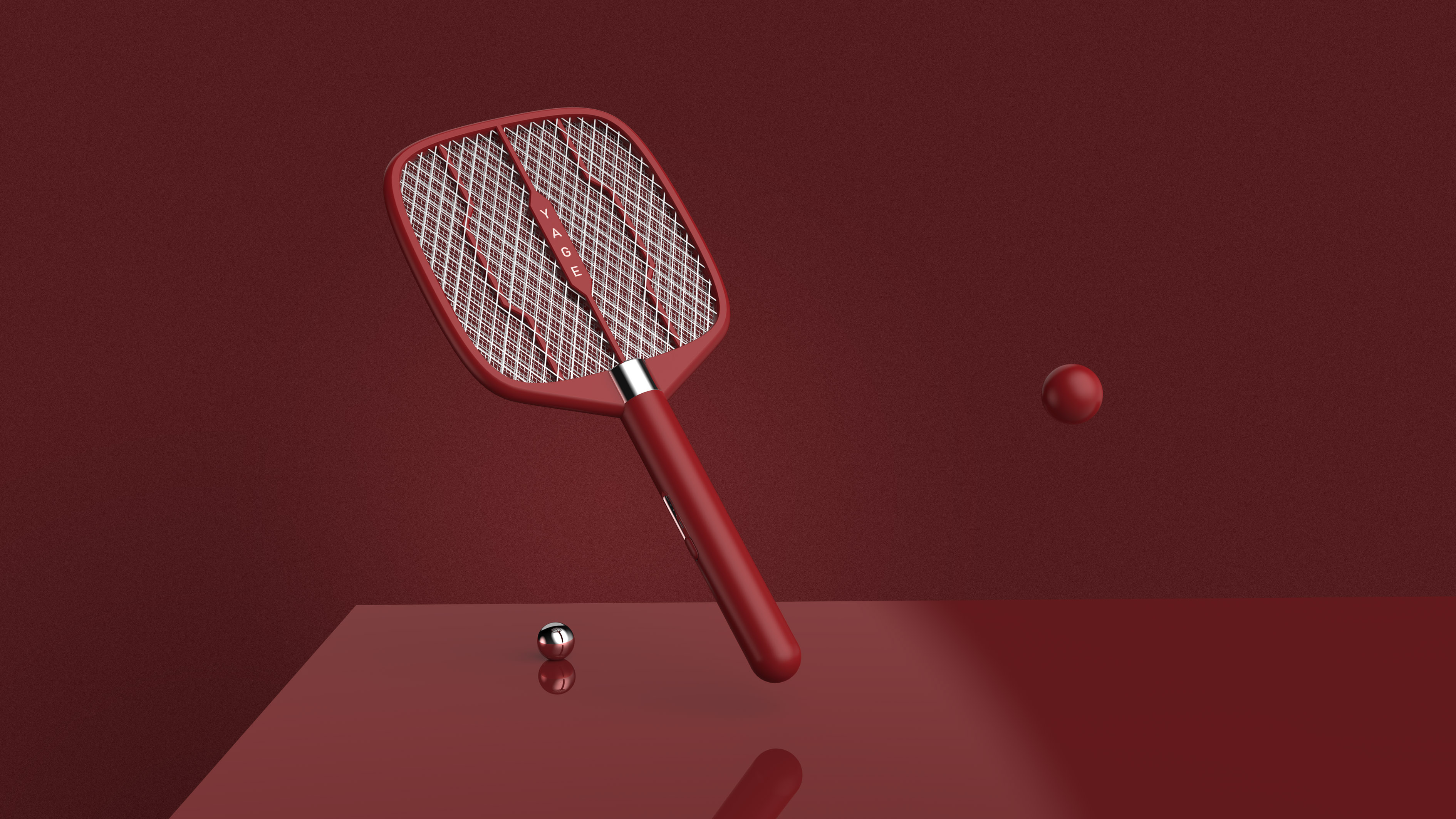 Electric mosquito racket design，Creative design，Yager electric appliance，lovely，product design，Original design，