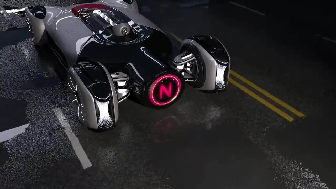 Automobile design，concept，Hand drawn，Benz，VISION MAGNET，racing，magnetic，