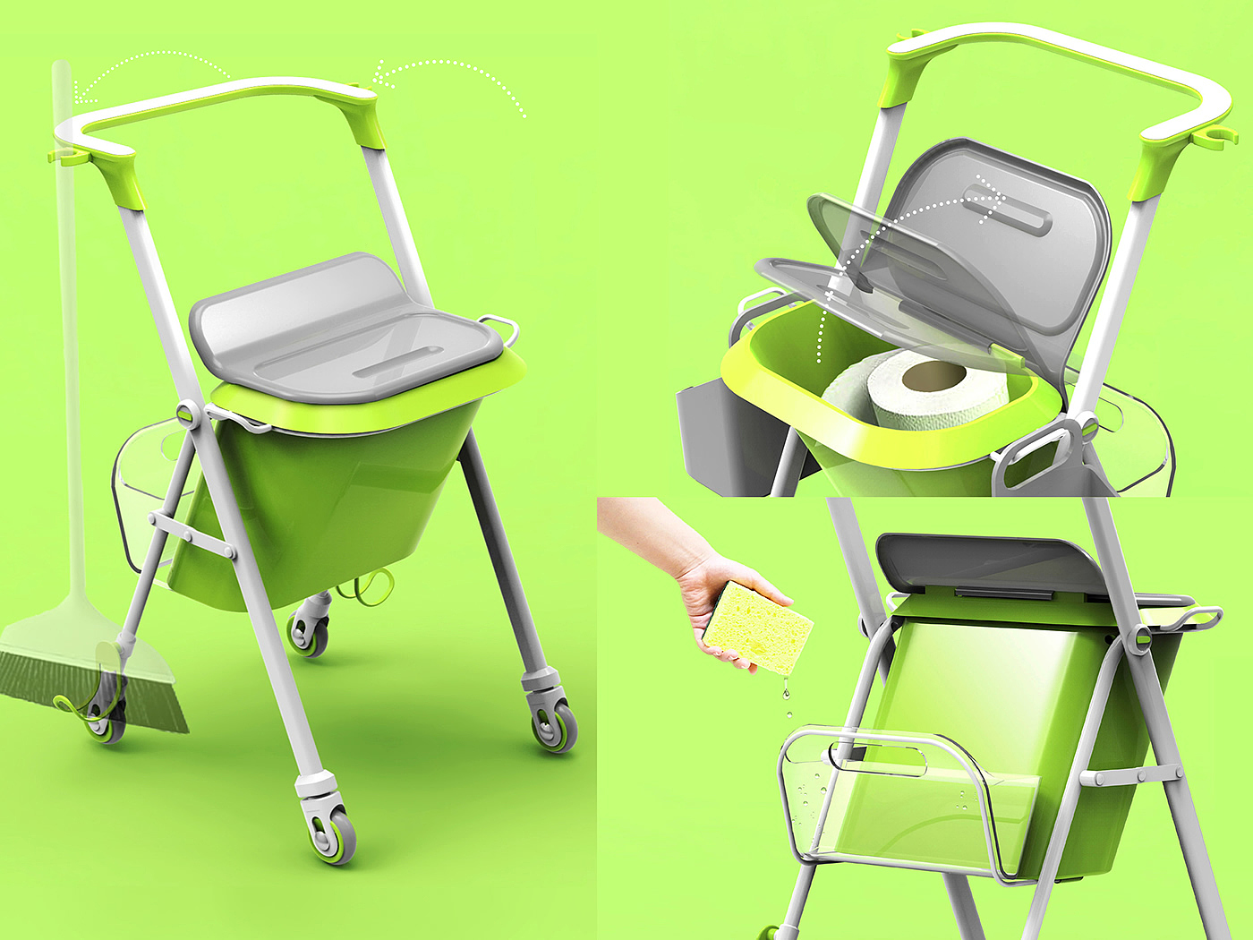 Creative Award，Cleaning partner，Household cleaning products，Convenient and practical，