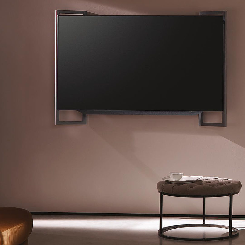 esthetics，loewe，Curved TV，Metal frame，Home video system，