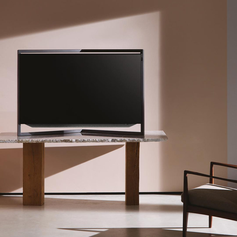 esthetics，loewe，Curved TV，Metal frame，Home video system，