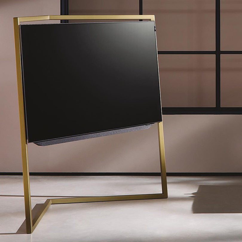 esthetics，loewe，Curved TV，Metal frame，Home video system，