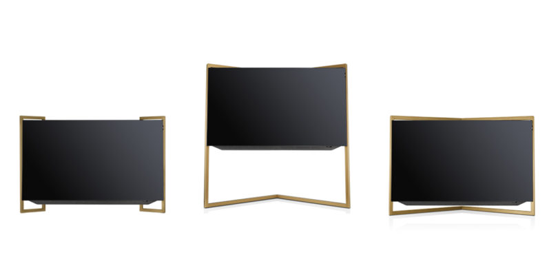 esthetics，loewe，Curved TV，Metal frame，Home video system，