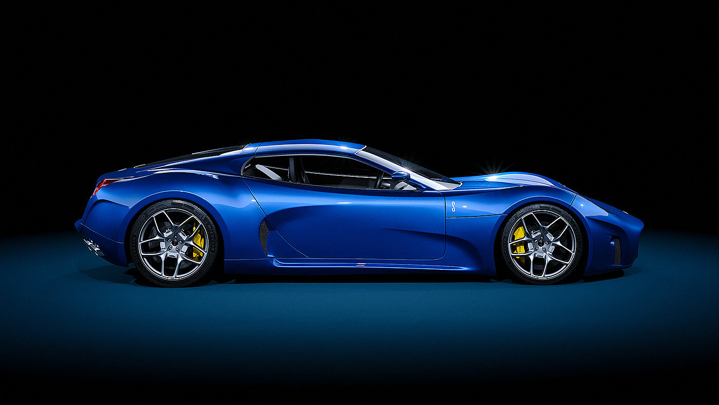 Sports car，automobile，vehicle，conceptual design，