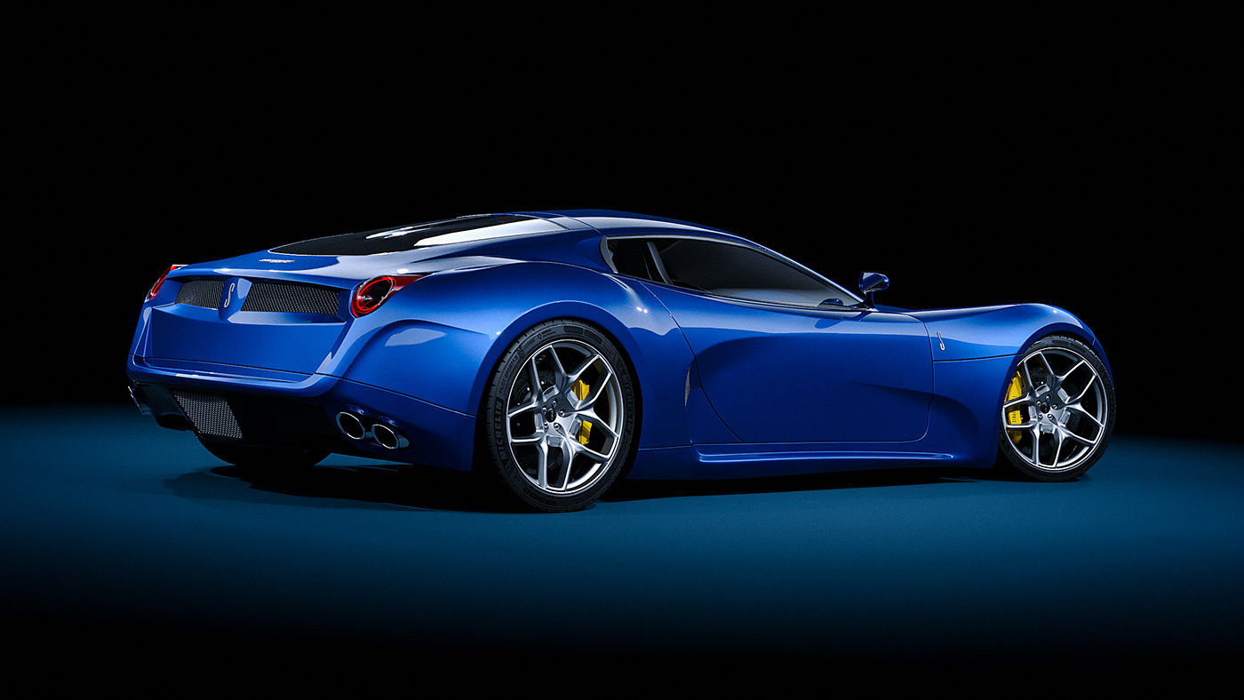 Sports car，automobile，vehicle，conceptual design，