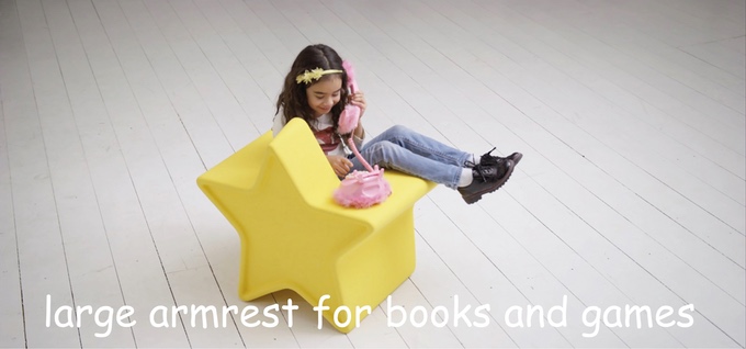 Star chair，child seat，waterproof，Recyclable materials，luminescence，