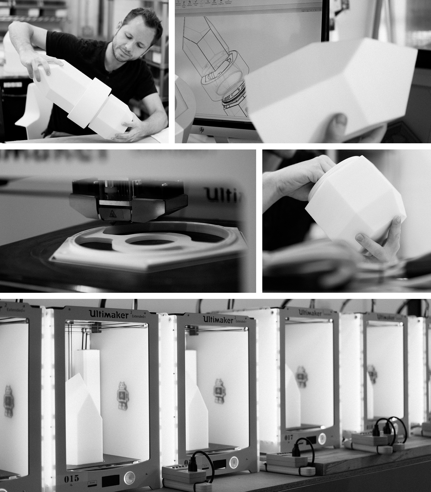 gemstone，Arco table lamp，Inspiration and inspiration，3D printing，product design，