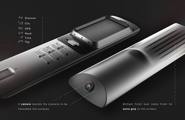 discover，Visual impairment，blind，Navigation remote control，Visual crutch，