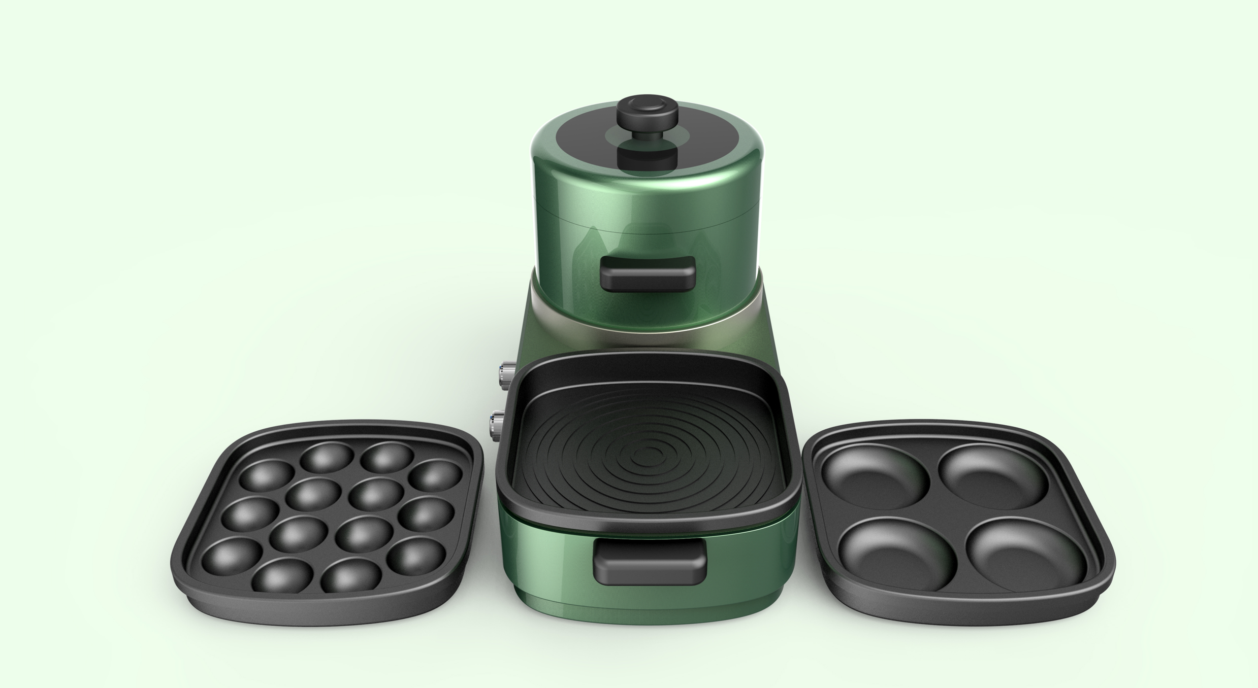 Design of multifunctional cooker，Kitchen appliance design，industrial design，Shenzhen design company，Shenzhen Industrial Design，