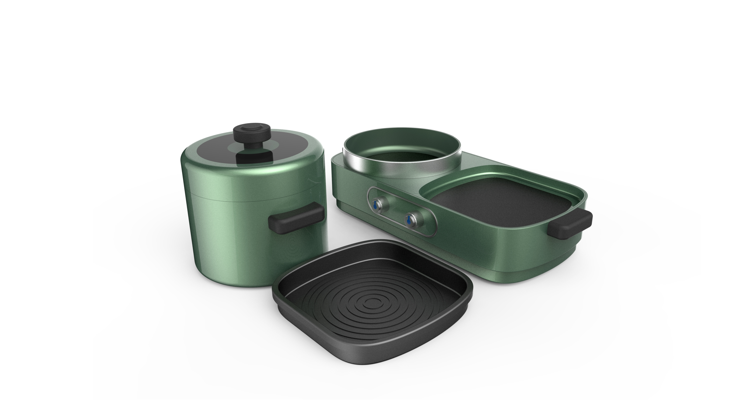 Design of multifunctional cooker，Kitchen appliance design，industrial design，Shenzhen design company，Shenzhen Industrial Design，