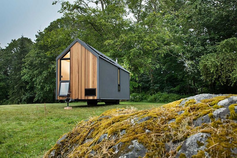 Modern Shed，Backyard shed，Portable house，With wheels，