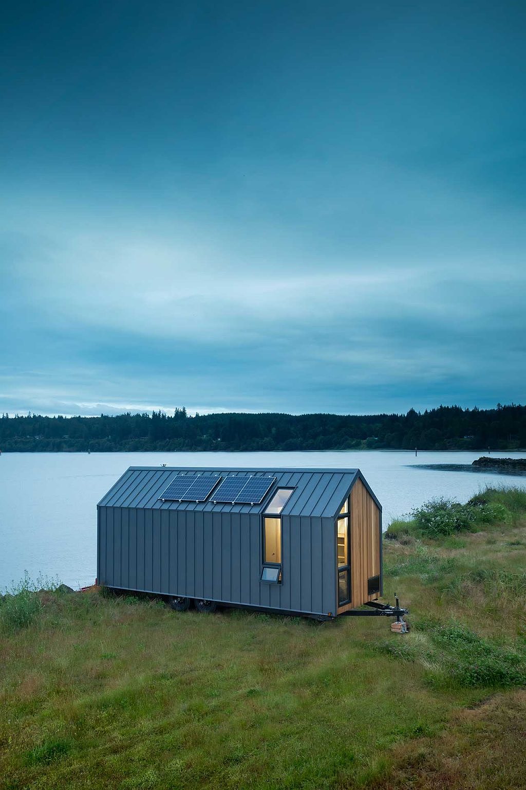 Modern Shed，后院棚屋，便携式房屋，有轮子，