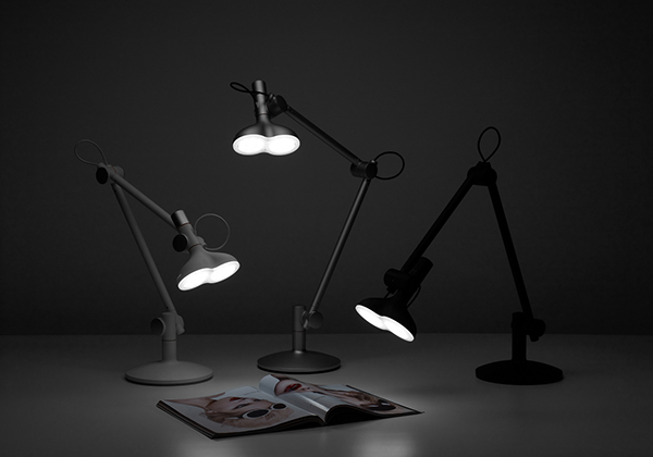 Non high tech，Humanoid robot，inspiration，Lobot table lamp，