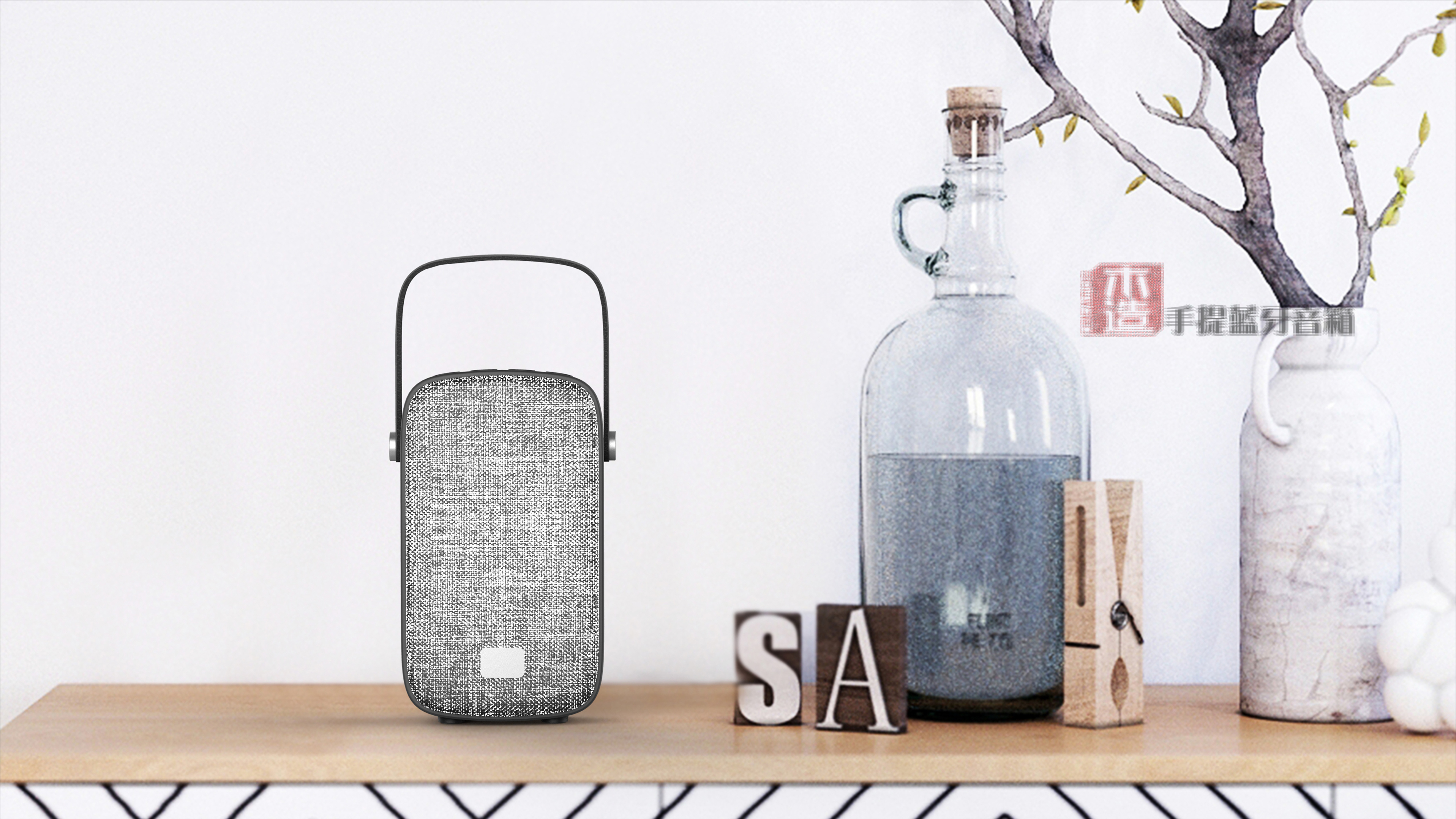 fabric art，Bluetooth Speaker ，，sound，Linen，intelligence，Desktop products，