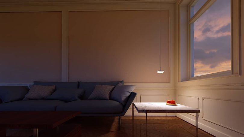 Denmark，Intelligent LED，a chandelier，Automatically adjust lighting，