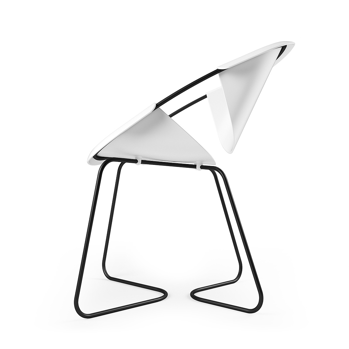 Tvil chair，furniture design ，simple and easy，Frame and line，