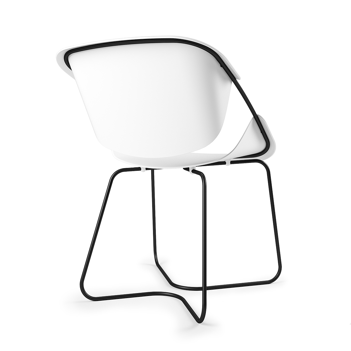 Tvil chair，furniture design ，simple and easy，Frame and line，