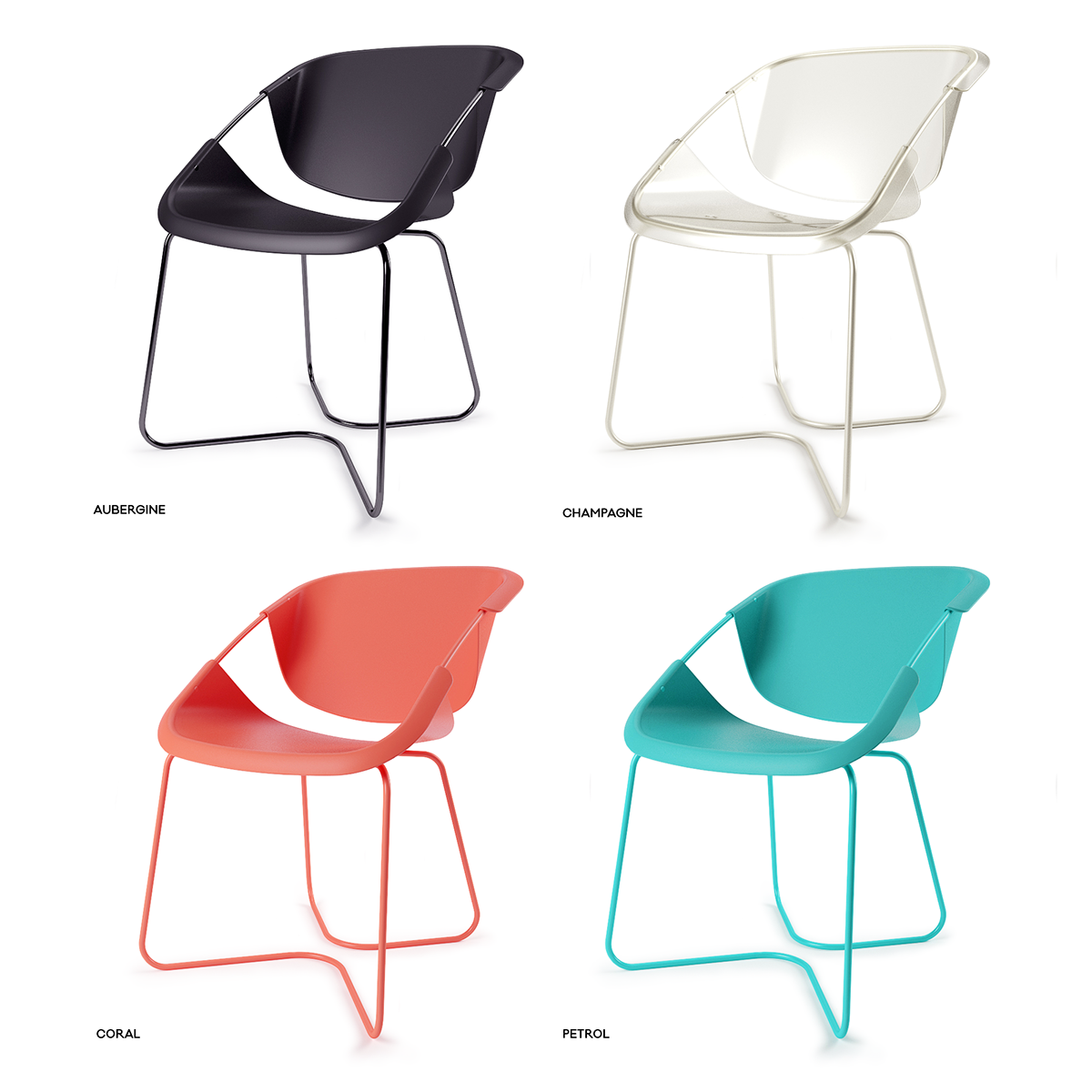 Tvil chair，furniture design ，simple and easy，Frame and line，