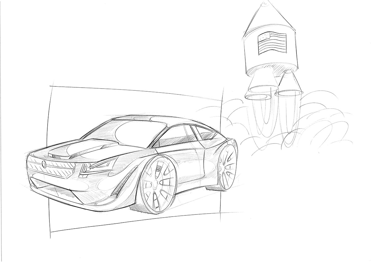 Hand drawn draft，Design appreciation，