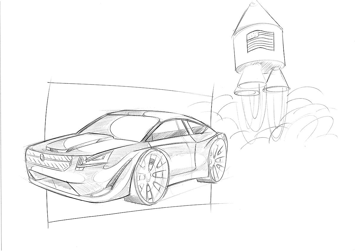 Hand drawn draft，Design appreciation，