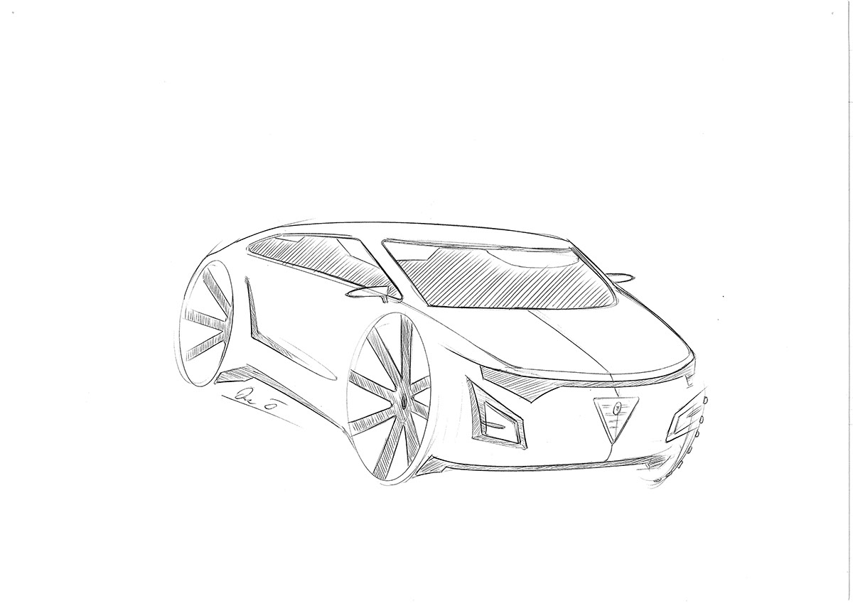 Hand drawn draft，Design appreciation，