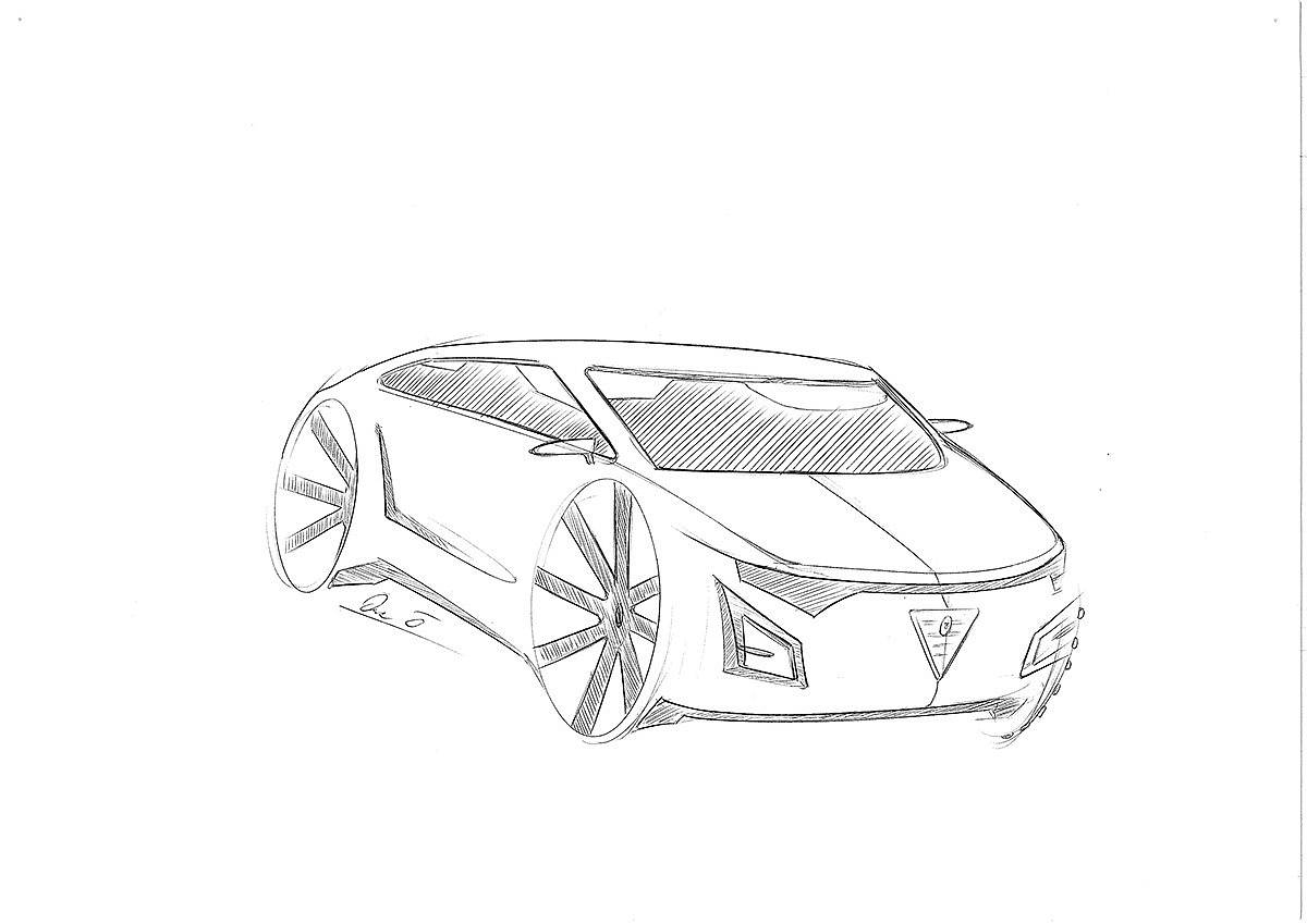 Hand drawn draft，Design appreciation，