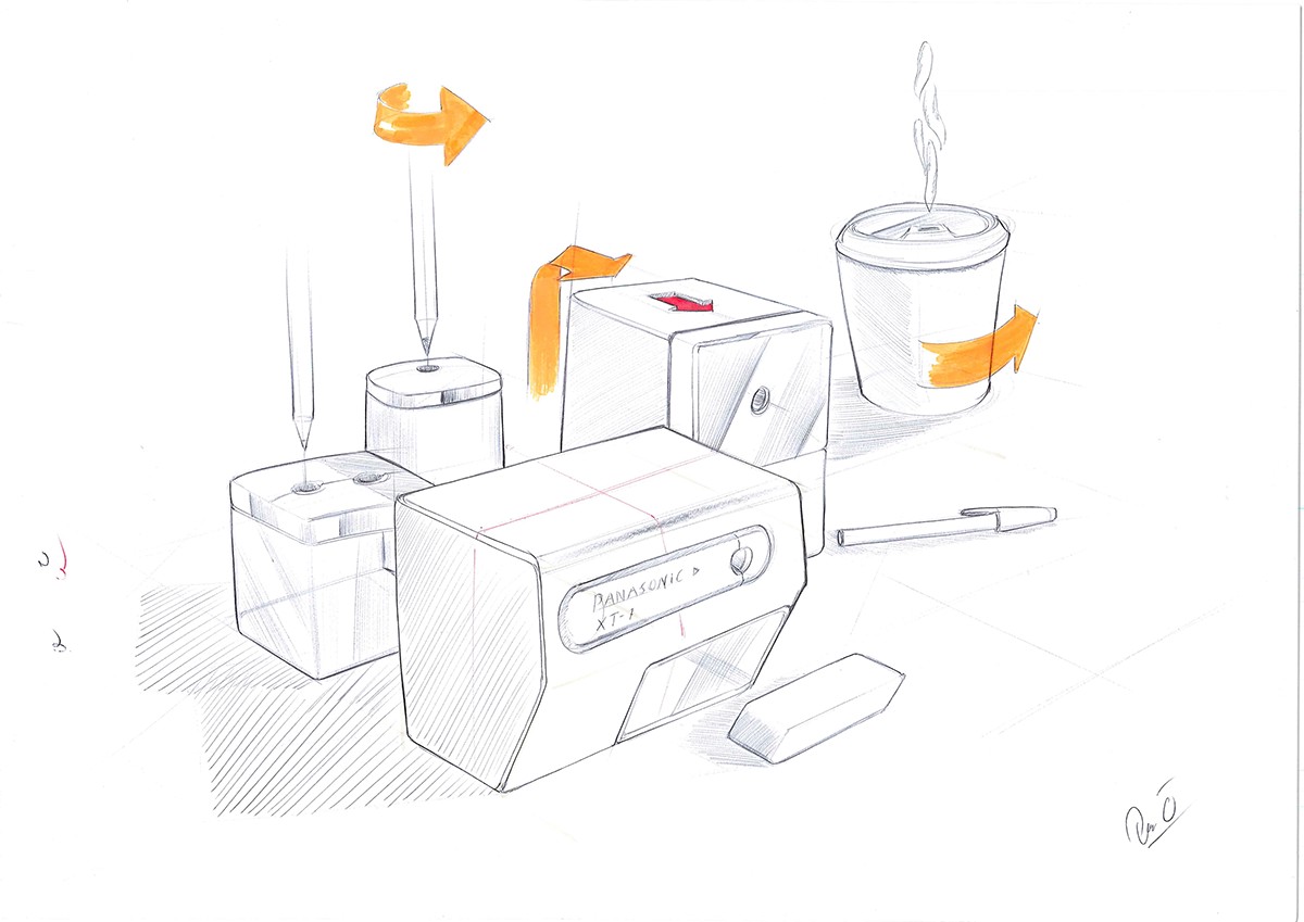 Hand drawn draft，Design appreciation，