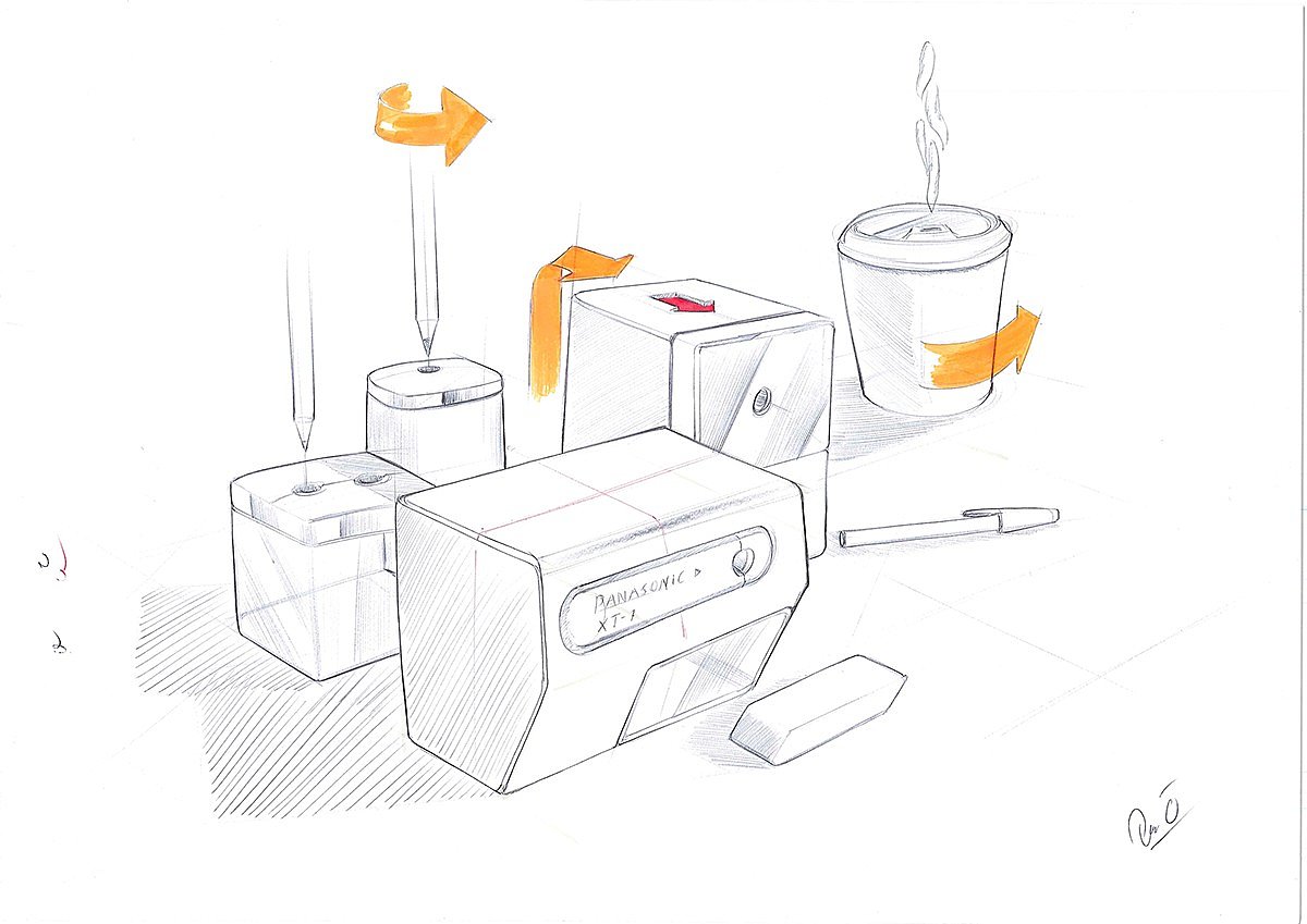 Hand drawn draft，Design appreciation，