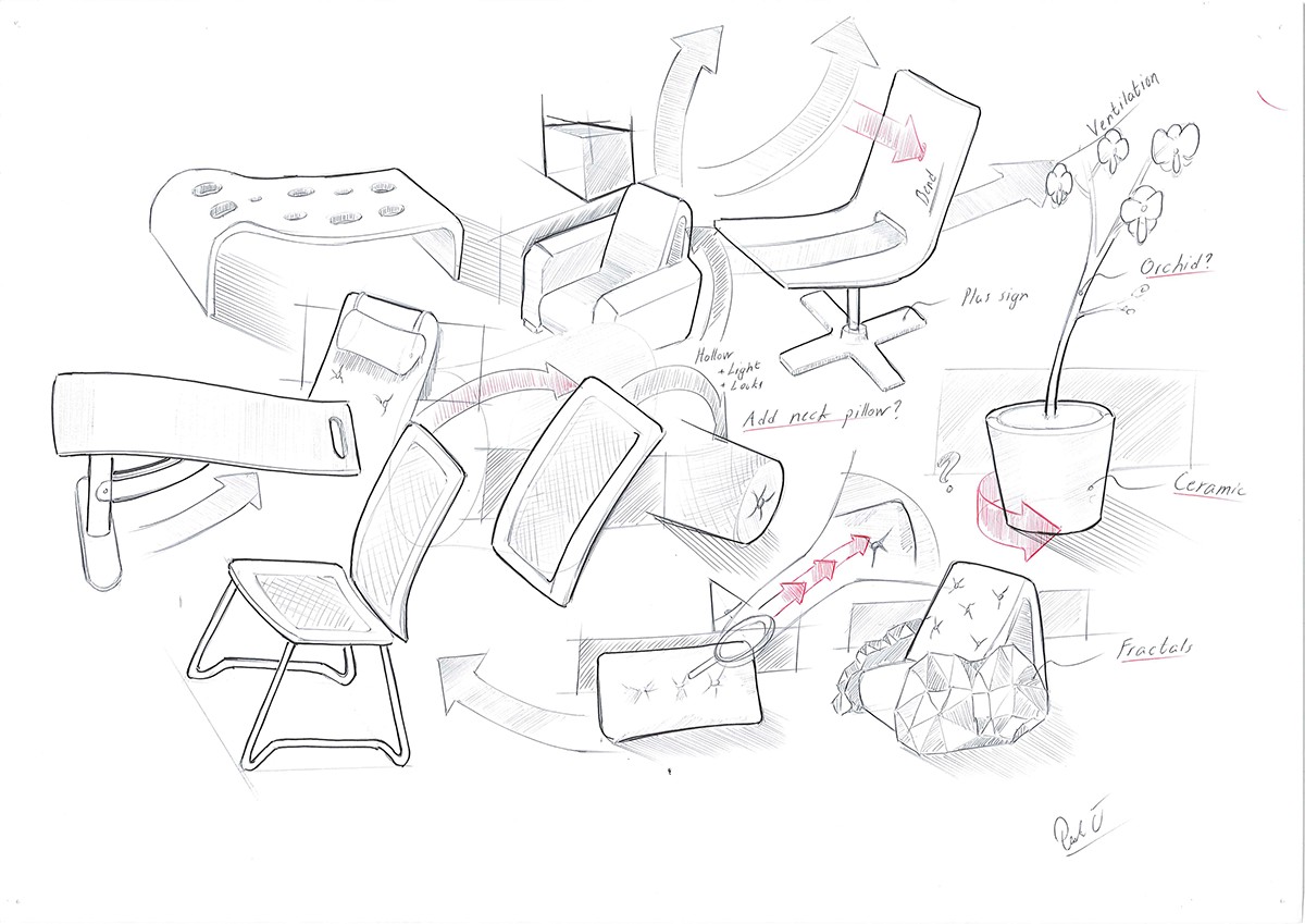 Hand drawn draft，Design appreciation，