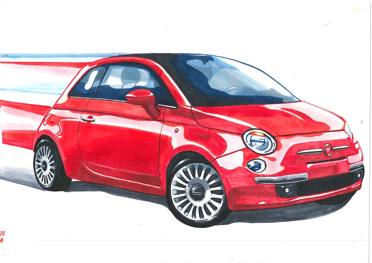 Hand drawn draft，Design appreciation，