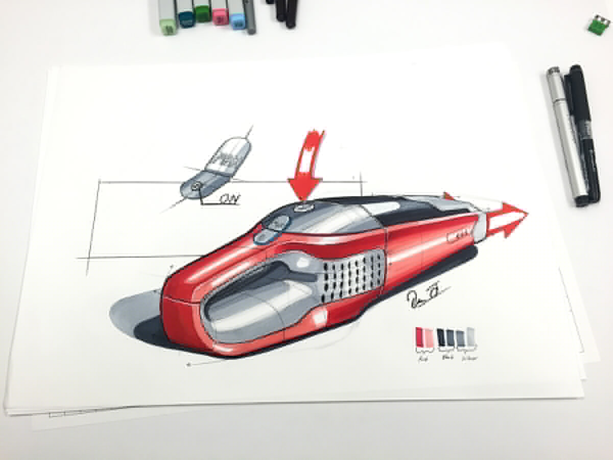 Hand drawn draft，Design appreciation，