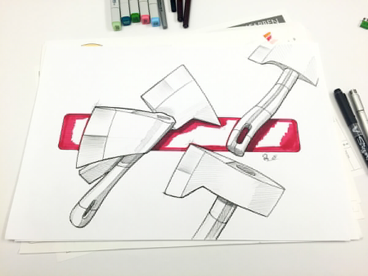 Hand drawn draft，Design appreciation，