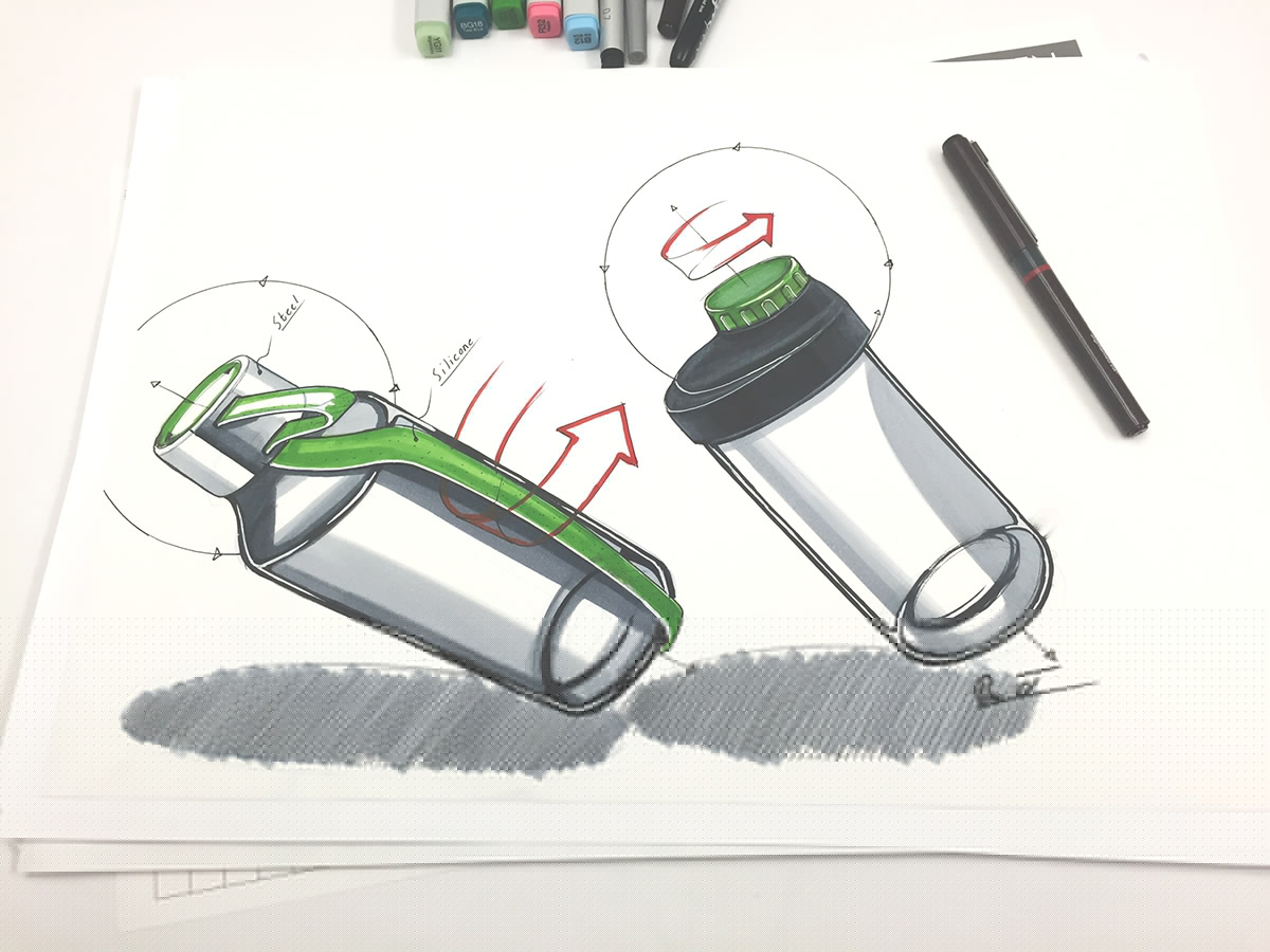 Hand drawn draft，Design appreciation，