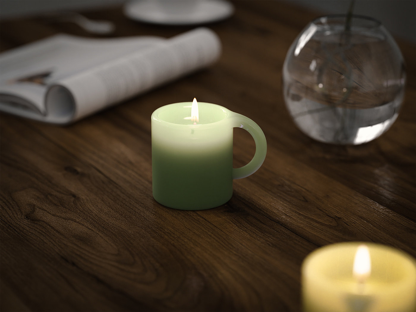 espresso，candle，originality，Housewear & Furnishings，