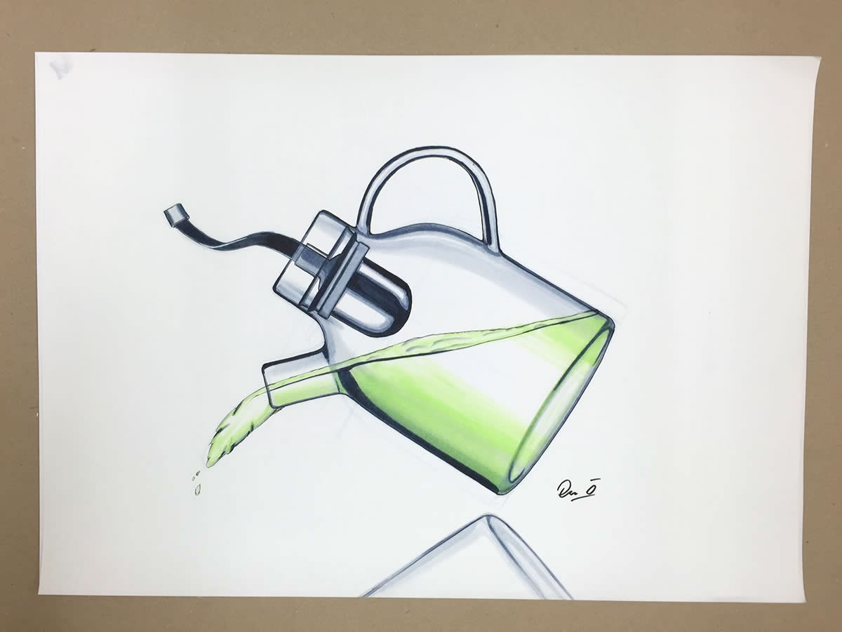 Hand drawn draft，Design appreciation，