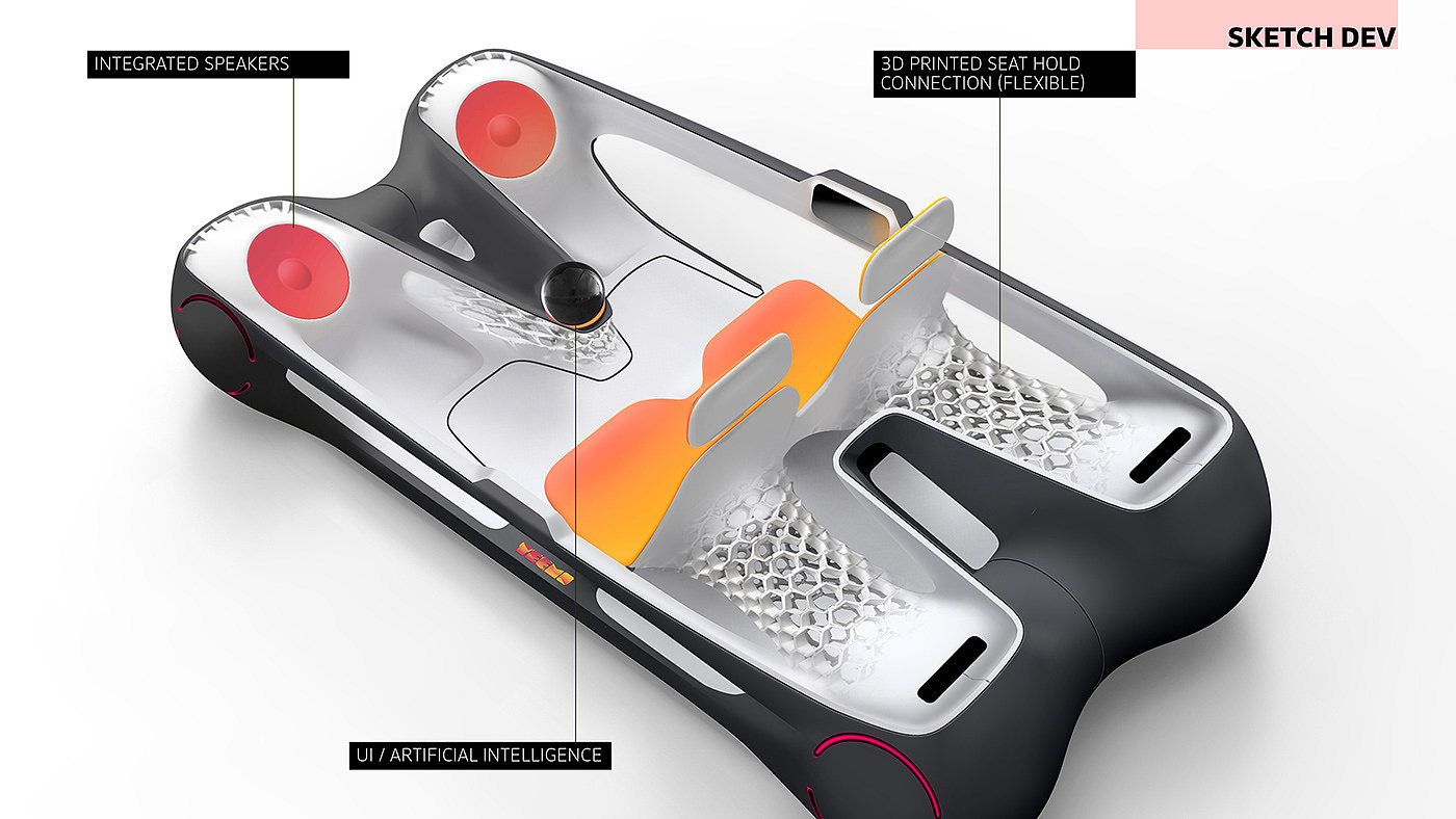 TEEMO，Adolescent autonomous mobile system，industrial design，vehicle，