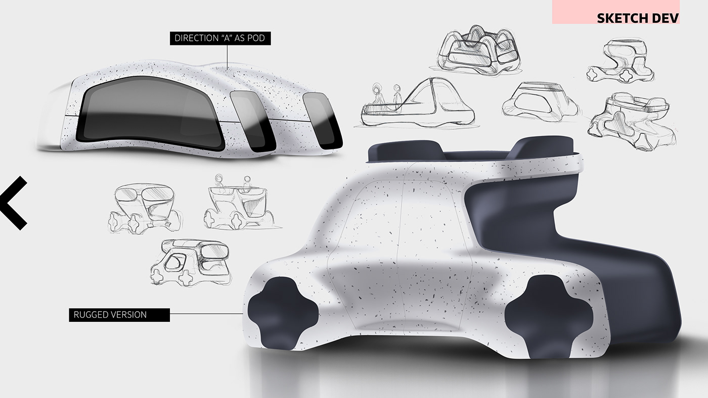 TEEMO，Adolescent autonomous mobile system，industrial design，vehicle，