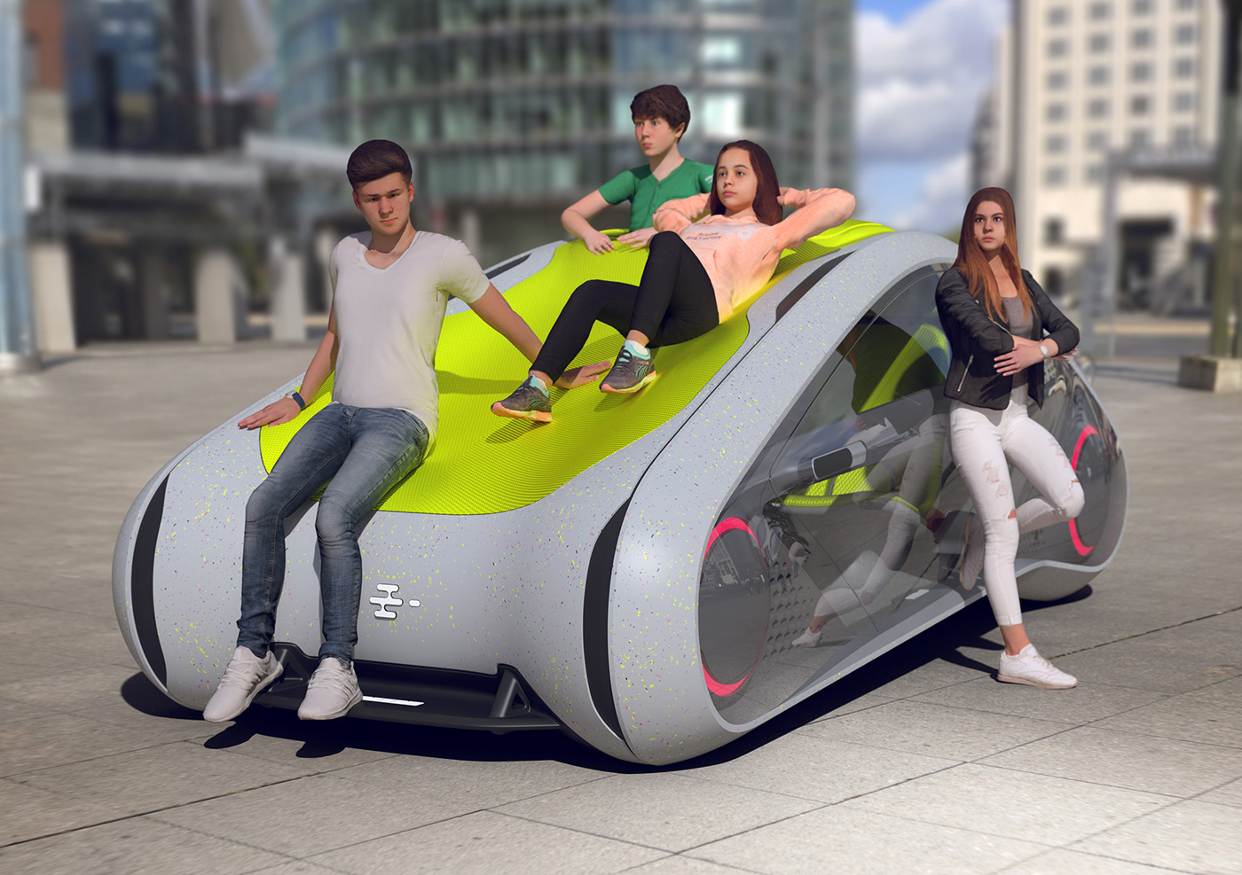 TEEMO，Adolescent autonomous mobile system，industrial design，vehicle，