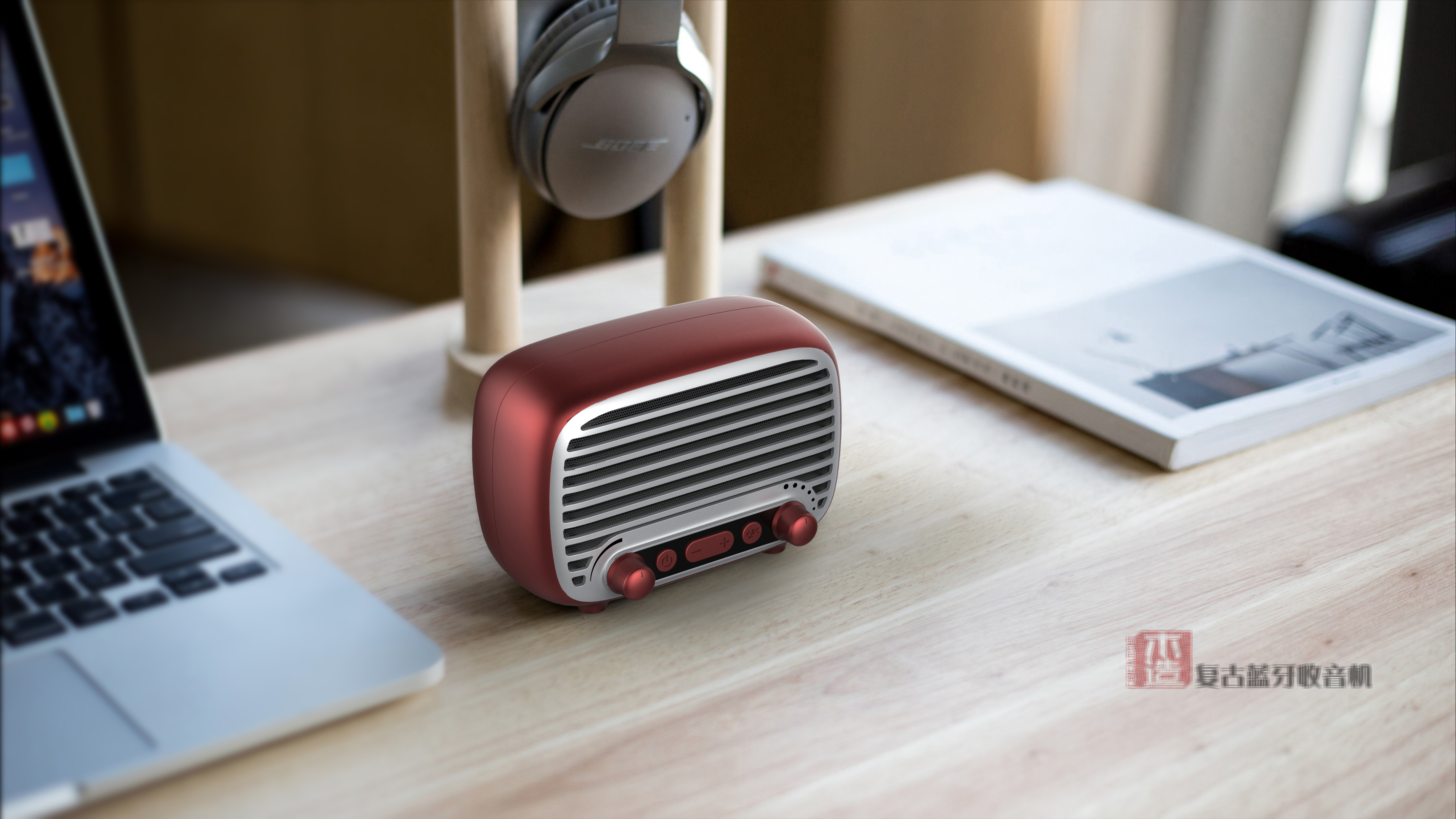 Retro，Bluetooth Speaker ，radio，sound，3C Electronics，Desktop speaker，audio frequency，