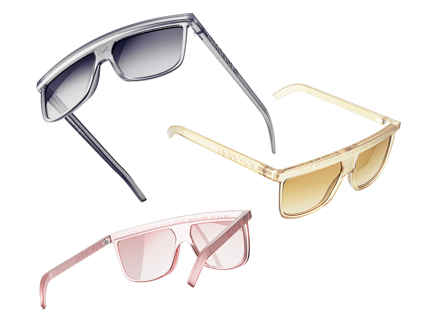 monosolo，太阳镜，眼镜，穿戴式产品，