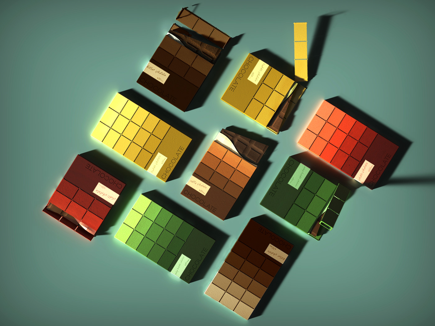 chocolate packaging，Chocolate packaging，Brand promotion，graphic design ，