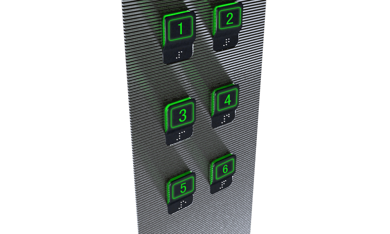 Elevator car，External call，Elevator.，Lift car，Button，