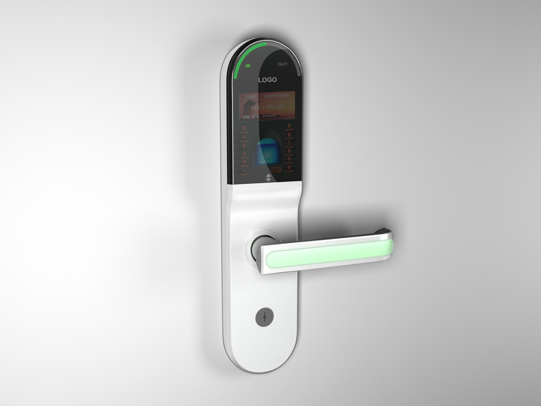 server，Door lock，