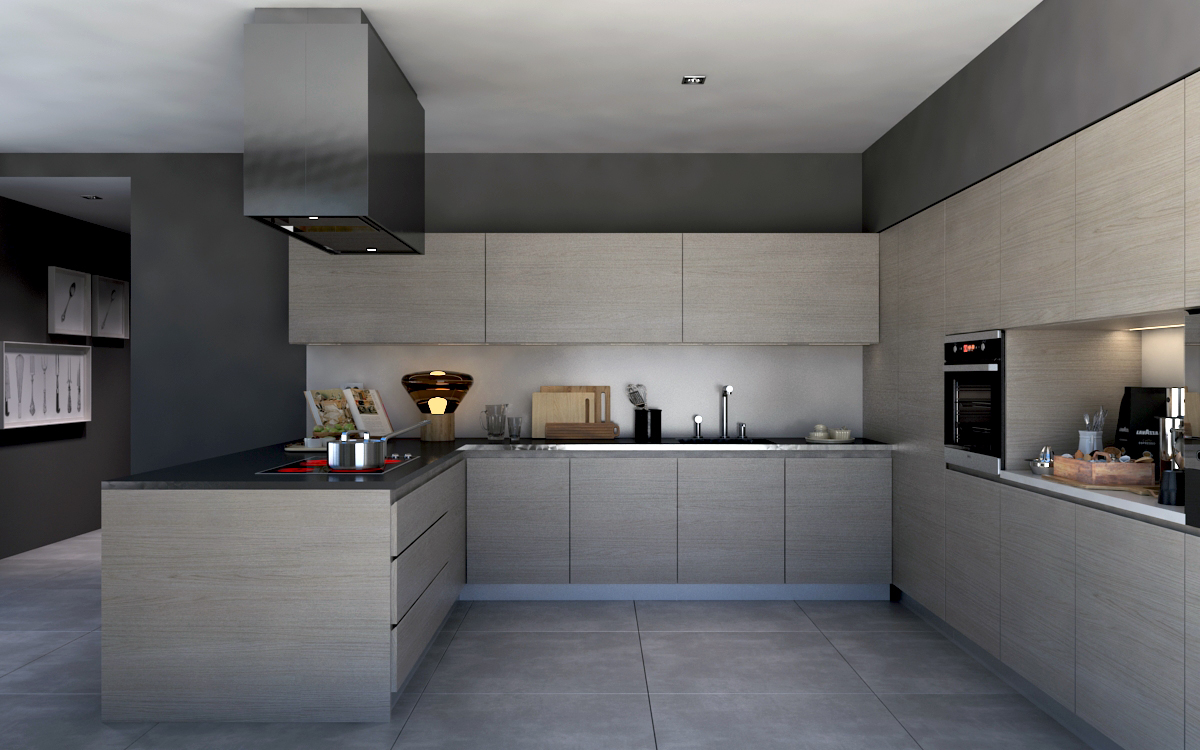 Kitchen design，Interior decoration，Interior design，Design modeling and process，