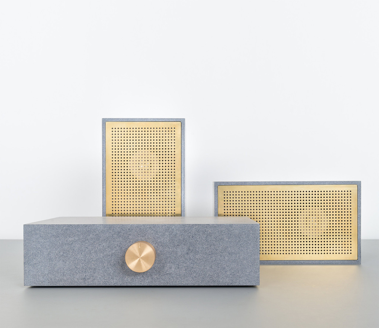 极简主义，立体音箱，挪威，天然木材，黄铜材质，