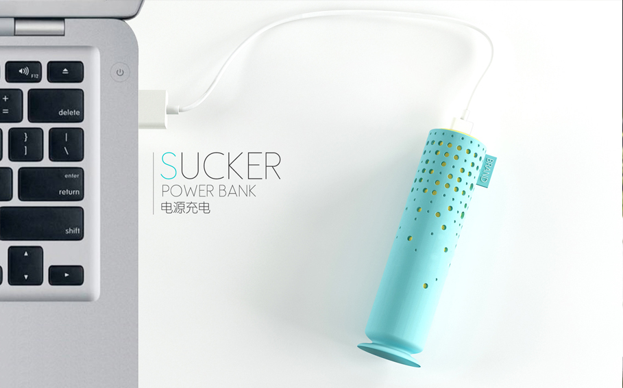 portable battery，Convenient and practical，portable source，Rubber suction cup，