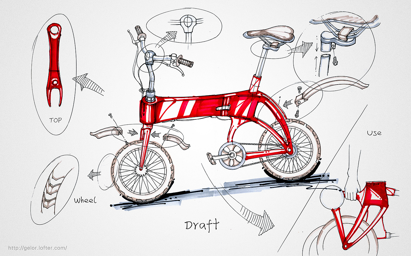 可折叠，方便携带，电动自行车，