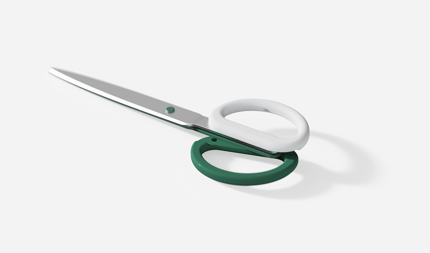 scissors，Left and right hands，Lefty，Ren Peng，original，Stationery design，Inclusion，