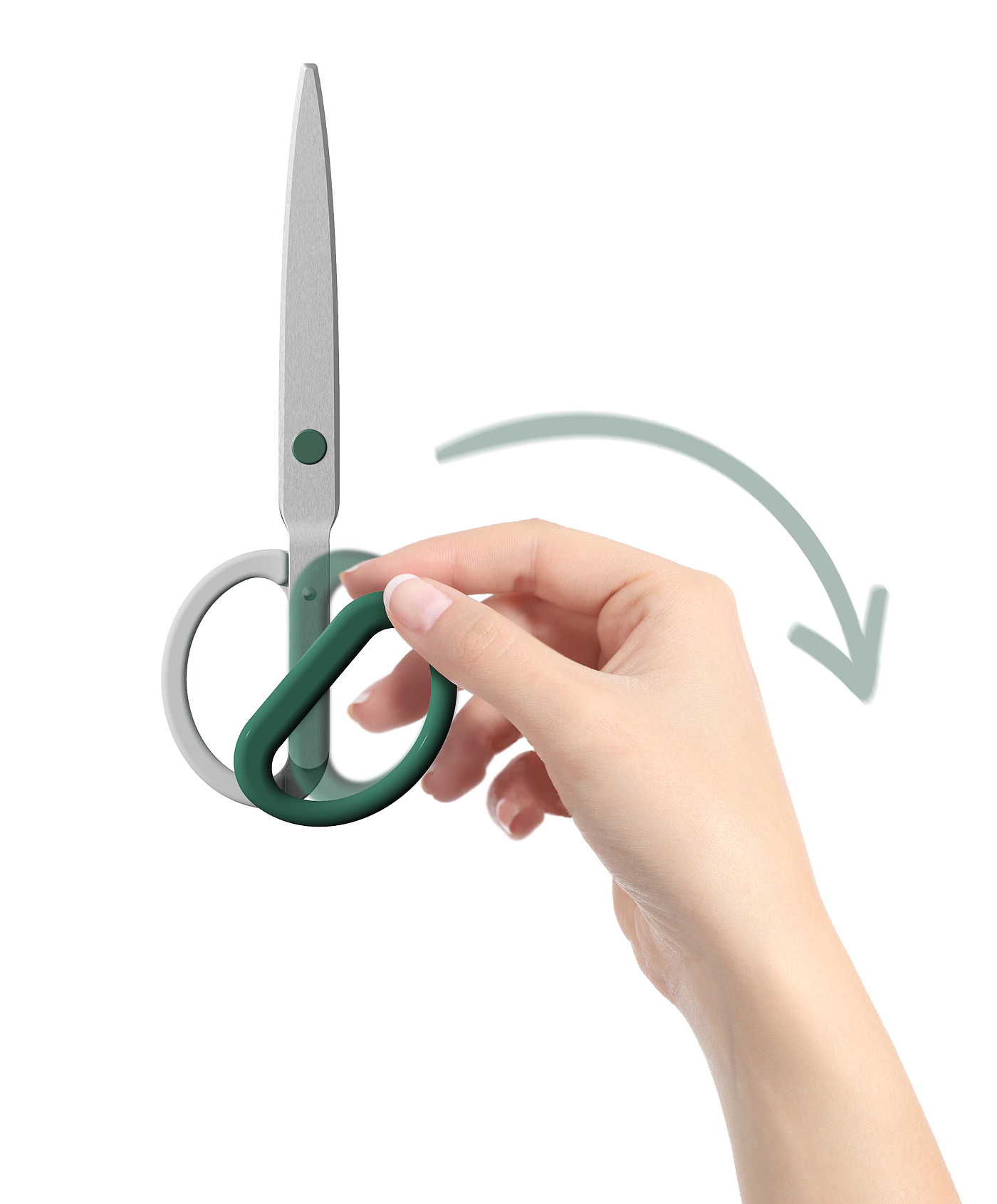 scissors，Left and right hands，Lefty，Ren Peng，original，Stationery design，Inclusion，